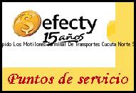 <i>efecty Extra Rapido Los Motilones Terminal De Transportes</i> Cucuta Norte Santander