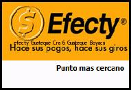 <i>efecty Guateque Cra 6</i> Guateque Boyaca