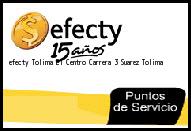 <i>efecty Tolima El Centro Carrera 3</i> Suarez Tolima