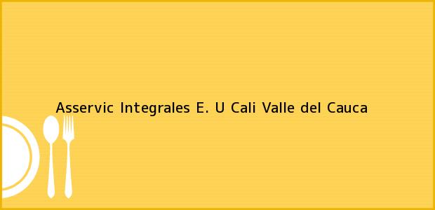 Teléfono, Dirección y otros datos de contacto para Asservic Integrales E. U, Cali, Valle del Cauca, Colombia