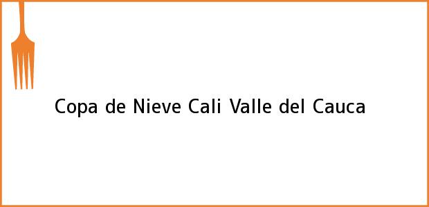 Teléfono, Dirección y otros datos de contacto para Copa de Nieve, Cali, Valle del Cauca, Colombia