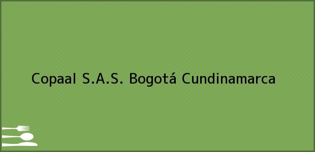 Teléfono, Dirección y otros datos de contacto para Copaal S.A.S., Bogotá, Cundinamarca, Colombia