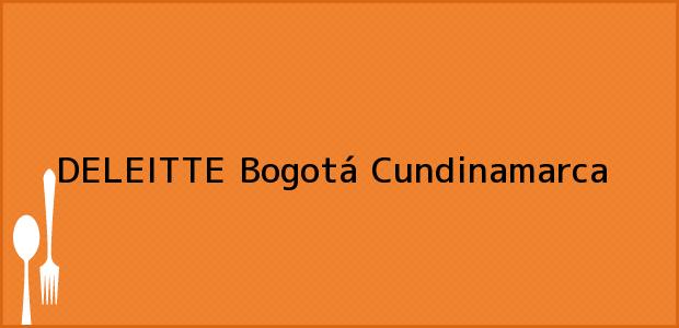 Teléfono, Dirección y otros datos de contacto para DELEITTE, Bogotá, Cundinamarca, Colombia