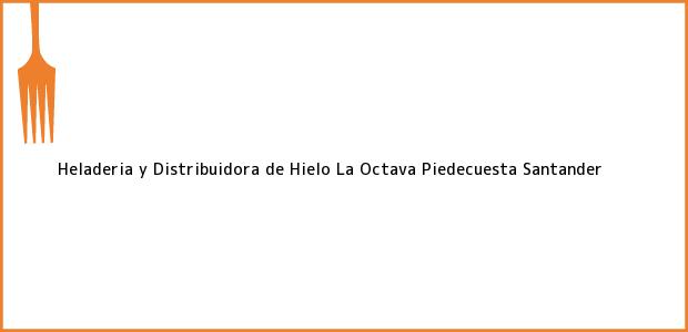 Teléfono, Dirección y otros datos de contacto para Heladeria y Distribuidora de Hielo La Octava, Piedecuesta, Santander, Colombia