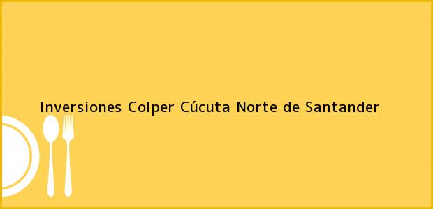 Teléfono, Dirección y otros datos de contacto para Inversiones Colper, Cúcuta, Norte de Santander, Colombia