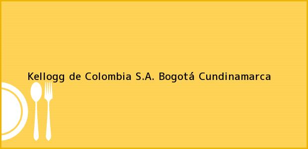 Teléfono, Dirección y otros datos de contacto para Kellogg de Colombia S.A., Bogotá, Cundinamarca, Colombia
