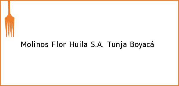 Teléfono, Dirección y otros datos de contacto para Molinos Flor Huila S.A., Tunja, Boyacá, Colombia