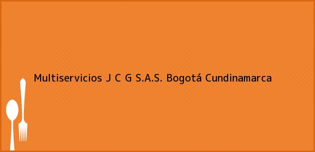 Teléfono, Dirección y otros datos de contacto para Multiservicios J C G S.A.S., Bogotá, Cundinamarca, Colombia