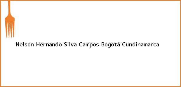 Teléfono, Dirección y otros datos de contacto para Nelson Hernando Silva Campos, Bogotá, Cundinamarca, Colombia