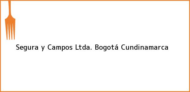 Teléfono, Dirección y otros datos de contacto para Segura y Campos Ltda., Bogotá, Cundinamarca, Colombia