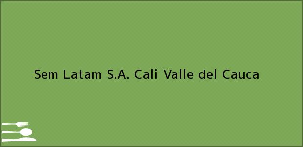 Teléfono, Dirección y otros datos de contacto para Sem Latam S.A., Cali, Valle del Cauca, Colombia