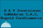 A & V Inversiones GaNáderas S.A.S. Bogotá Cundinamarca