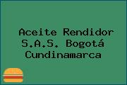 Aceite Rendidor S.A.S. Bogotá Cundinamarca