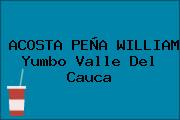 ACOSTA PEÑA WILLIAM Yumbo Valle Del Cauca