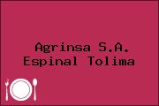 Agrinsa S.A. Espinal Tolima