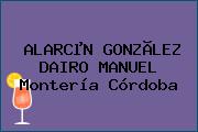 ALARCµN GONZÃLEZ DAIRO MANUEL Montería Córdoba