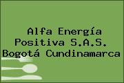 Alfa Energía Positiva S.A.S. Bogotá Cundinamarca
