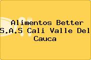 Alimentos Better S.A.S Cali Valle Del Cauca