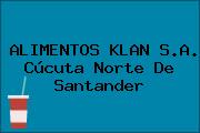 ALIMENTOS KLAN S.A. Cúcuta Norte De Santander