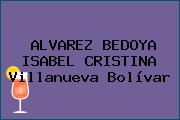 ALVAREZ BEDOYA ISABEL CRISTINA Villanueva Bolívar