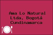 Ama Lo Natural Ltda. Bogotá Cundinamarca