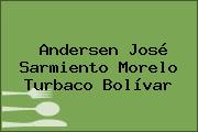Andersen José Sarmiento Morelo Turbaco Bolívar