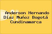 Anderson Hernando Díaz Muñoz Bogotá Cundinamarca