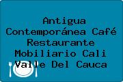 Antigua Contemporánea Café Restaurante Mobiliario Cali Valle Del Cauca