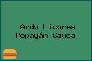 Ardu Licores Popayán Cauca