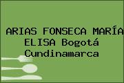 ARIAS FONSECA MARÍA ELISA Bogotá Cundinamarca