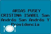 ARIAS PUSEY CRISTINA ISABEL San Andrés San Andrés Y Providencia