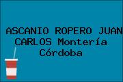 ASCANIO ROPERO JUAN CARLOS Montería Córdoba
