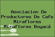Asociacion De Productores De Cafe Miraflores Miraflores Boyacá