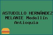 ASTUDILLO HERNÁNDEZ MELANIE Medellín Antioquia