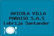 Ver avicola villa paraiso sas lebrija santander AVICOLA VILLA PARAISO S.A.S Lebrija Santander