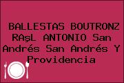 BALLESTAS BOUTRONZ RAºL ANTONIO San Andrés San Andrés Y Providencia