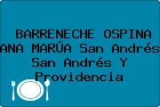 BARRENECHE OSPINA ANA MARÚA San Andrés San Andrés Y Providencia