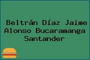 Beltrán Díaz Jaime Alonso Bucaramanga Santander