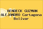 BENDECK GUZMAN ALEJANDRO Cartagena Bolívar