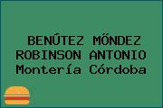 BENÚTEZ MÕNDEZ ROBINSON ANTONIO Montería Córdoba