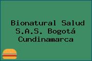 Bionatural Salud S.A.S. Bogotá Cundinamarca