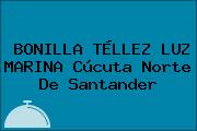 BONILLA TÉLLEZ LUZ MARINA Cúcuta Norte De Santander