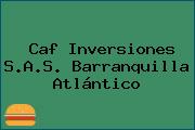 Caf Inversiones S.A.S. Barranquilla Atlántico