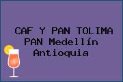 CAF Y PAN TOLIMA PAN Medellín Antioquia