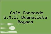 Ver cafe concorde sas buenavista boyaca Cafe Concorde S.A.S. Buenavista Boyacá