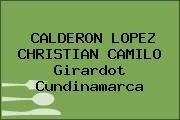 CALDERON LOPEZ CHRISTIAN CAMILO Girardot Cundinamarca