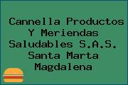 Cannella Productos Y Meriendas Saludables S.A.S. Santa Marta Magdalena