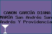 CANON GARCÚA DIANA MARÚA San Andrés San Andrés Y Providencia