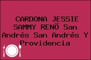 CARDONA JESSIE SAMMY RENÕ San Andrés San Andrés Y Providencia