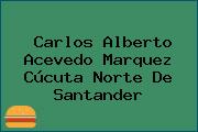 Carlos Alberto Acevedo Marquez Cúcuta Norte De Santander